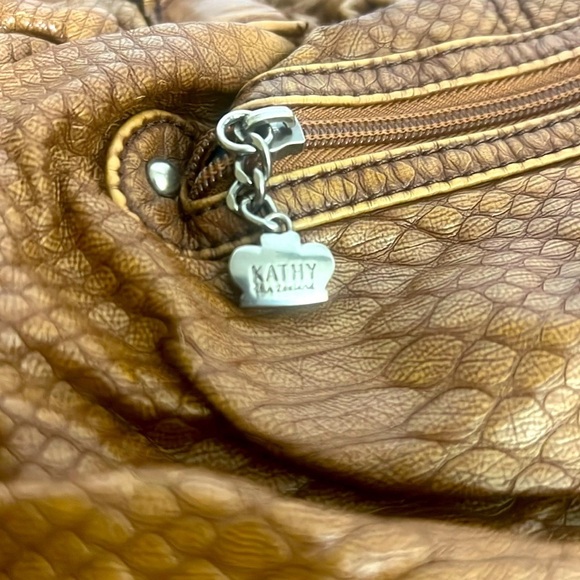 Kathy Van Zeeland Vintage Hobo Leather Bag - Picture 5 of 8